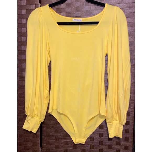 Lantern Sleeve Bodysuit- Size XS - Picture 4 of 5